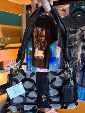 Coach Y2K Op Art Signature Flap Shoulder Bag (Style 13408) – BNWT